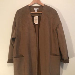 NWT CARMEN MARC VALO Open Front Jacket
